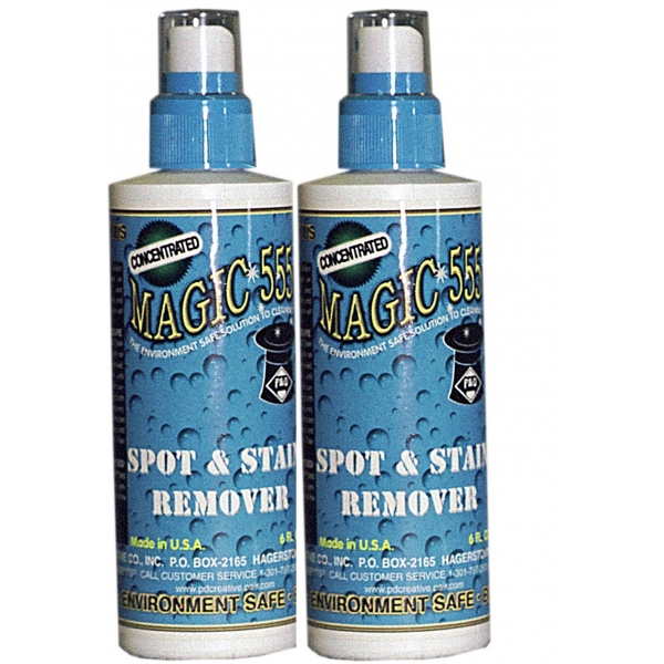 Magic 555 Spot and Stain Remover Unit 6 oz. 2 Spray Bottles
